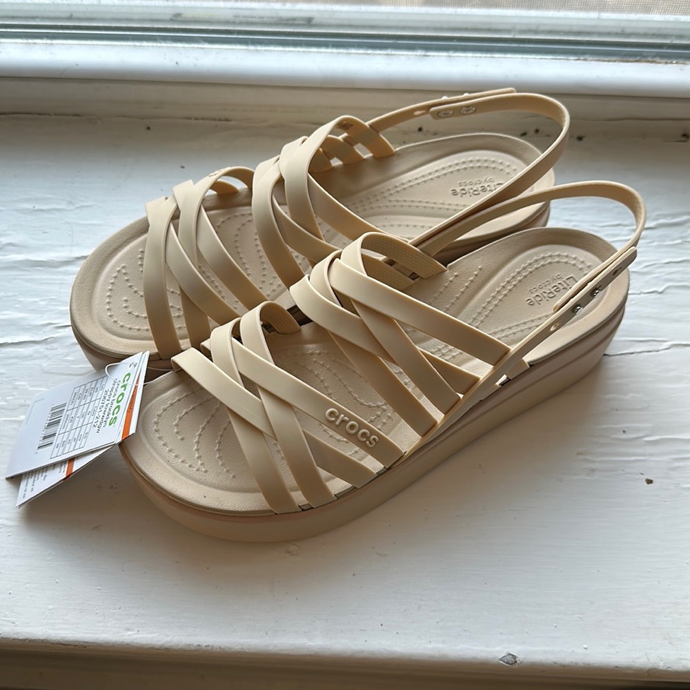 Cute crocs wedges